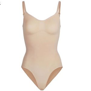 Skims sculpting bodysuit with snaps